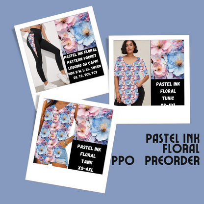 PASTEL INK FLORAL-SPRING PPO PREORDER CLOSING 1/23