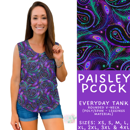Batch #547 - Set in Style Collection - Closes 6/24 - ETA late August - Paisley PCock Everyday Tank