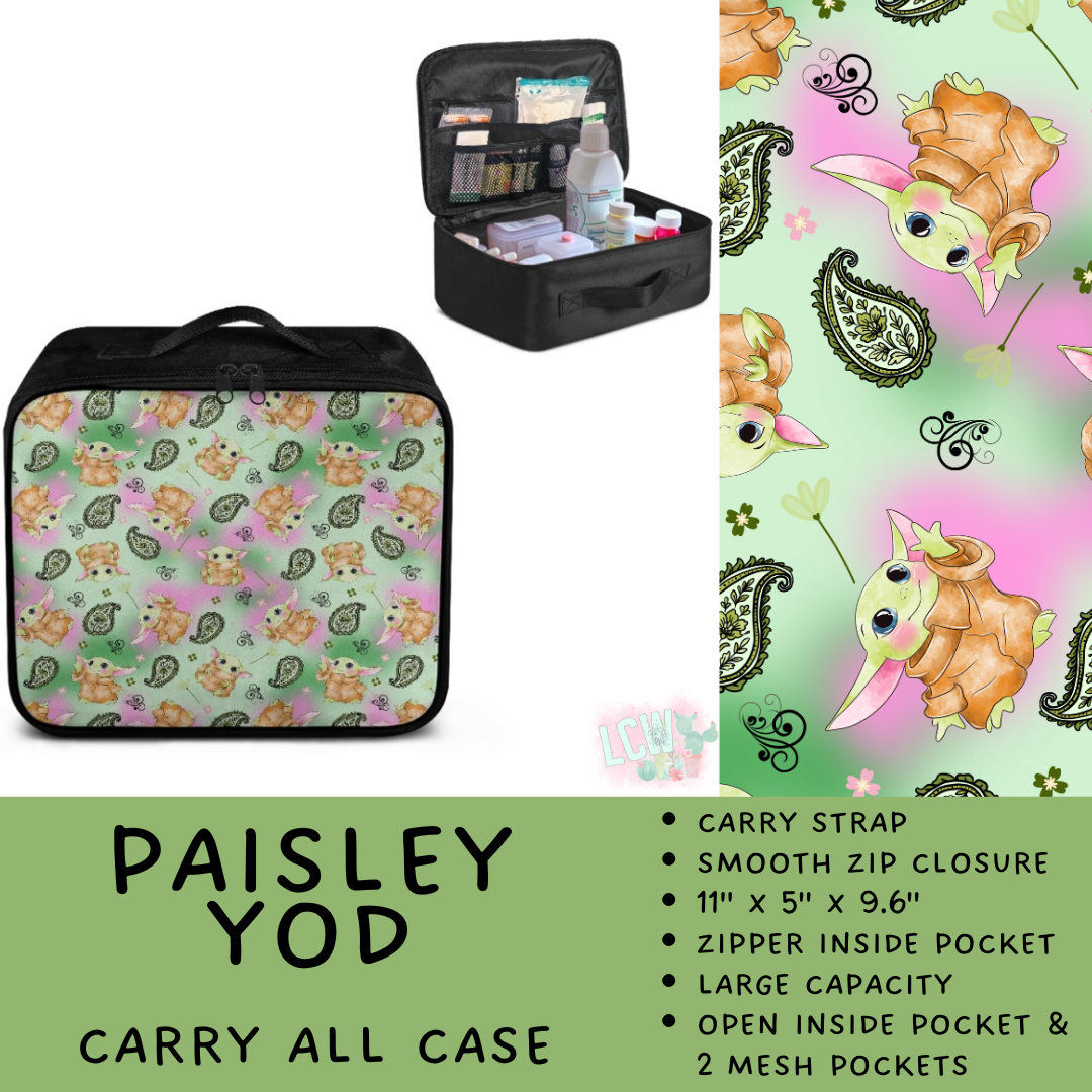 Batch #573 - Carry All Case - Closes 8/21 - ETA late October - Paisley Yod Carry All Case