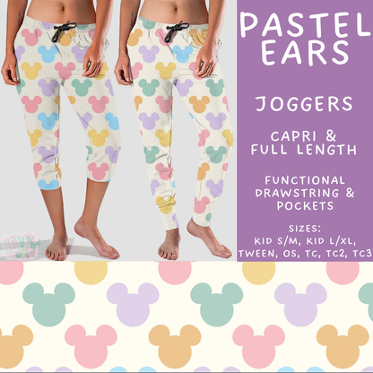 Batch #552 - Magical Faves 22 - Closes 7/6 - ETA early Sept - Pastel Ears Full and Capri Length Joggers