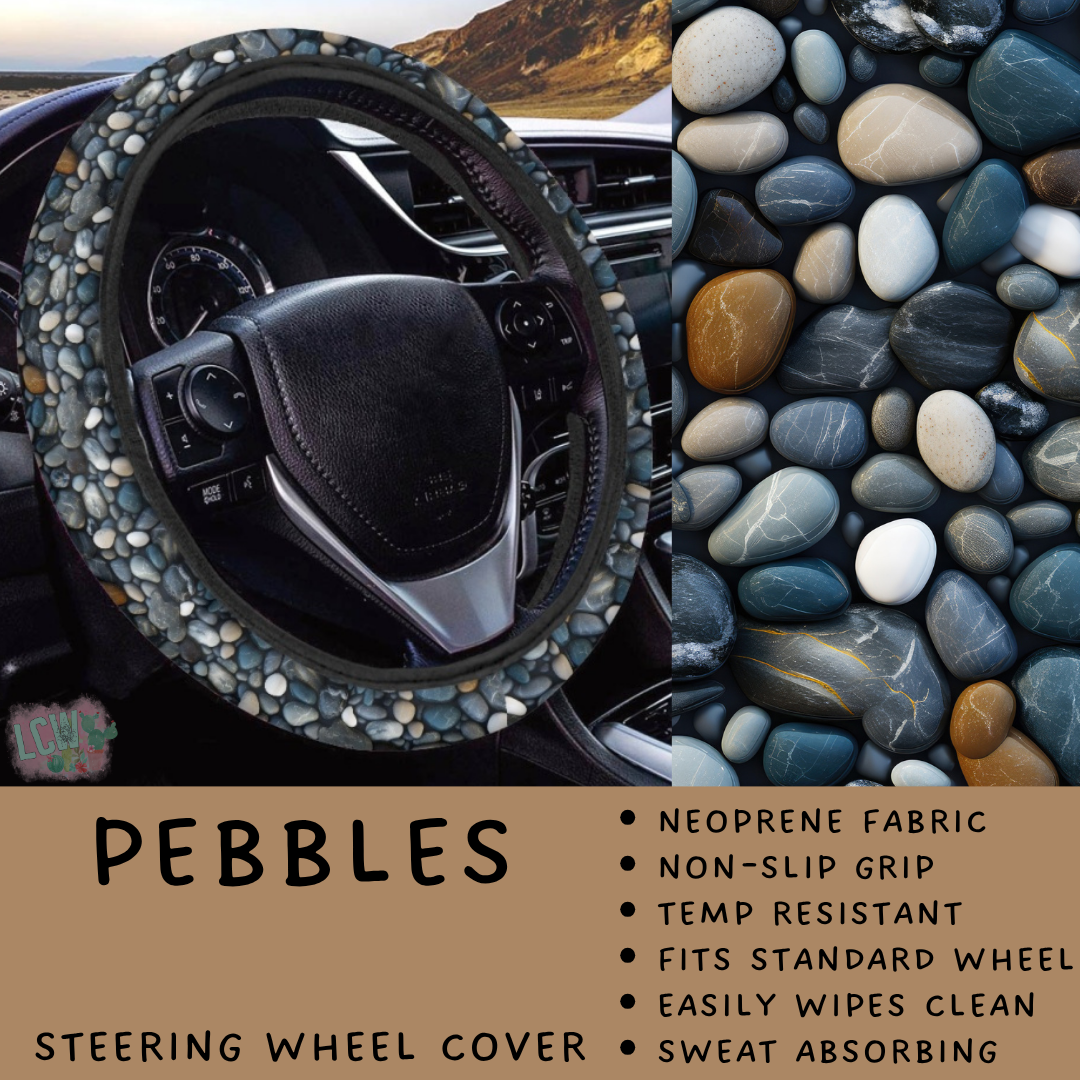 Batch #554 - Car Accessories 3 - Closes 7/10 - ETA early/mid Sept - Pebbles Steering Wheel Cover