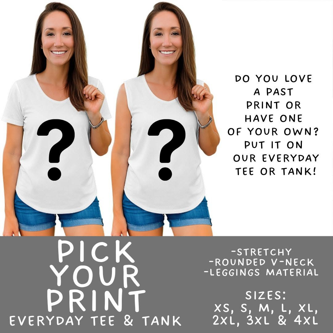 Batch #564 - NBC 4 Collection - Closes 8/3 - ETA early October - Pick Your Print Everyday Tank & Tee