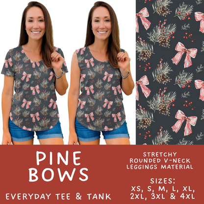 Batch #600 - Jingle all the Way 2 - Closes 10/19 - ETA early/mid Dec - Pine Bows Everyday Tank & Tee