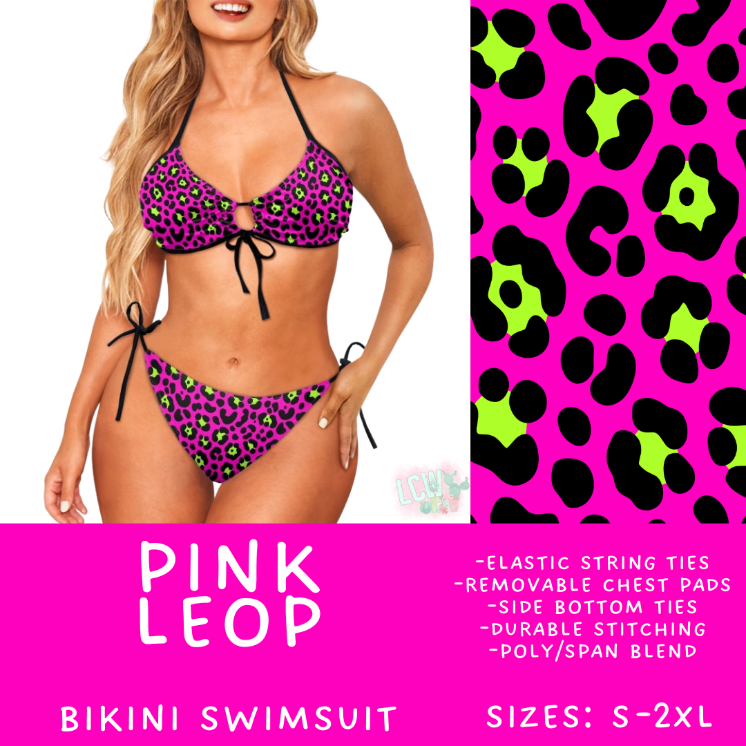 Batch #543 - Pool Party 2 - Closes 6/15 - ETA early/mid August - Pink Leop Women's 2 Piece Bikini