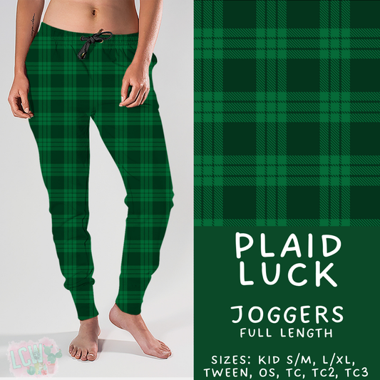 Batch #464 - Lucky Charm Collection - Closes 12/17 - ETA early Feb - Plaid Luck Joggers