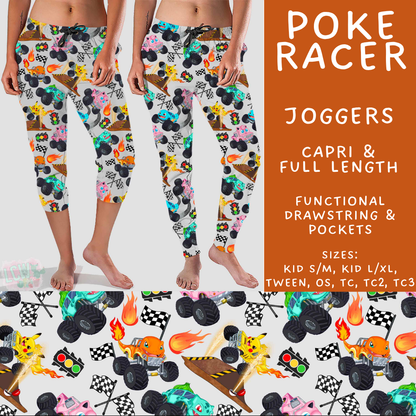 Batch #586 - Cool Characters 18 - Closes 9/16 - ETA mid Nov - Poke Racer Full and Capri Length Joggers