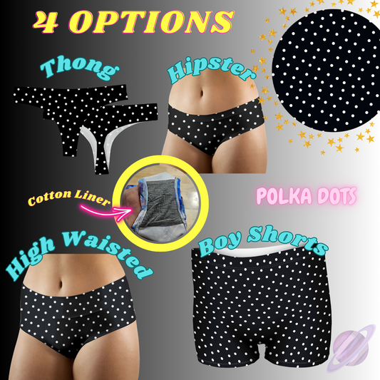 POLKA DOTS- UNDERWEAR 3 PREORDER CLOSING 3/27