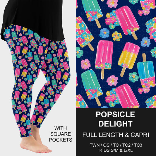 B278 - Preorder Popsicle Delight Leggings w/ Pockets (Closes 3/15. ETA: late May)