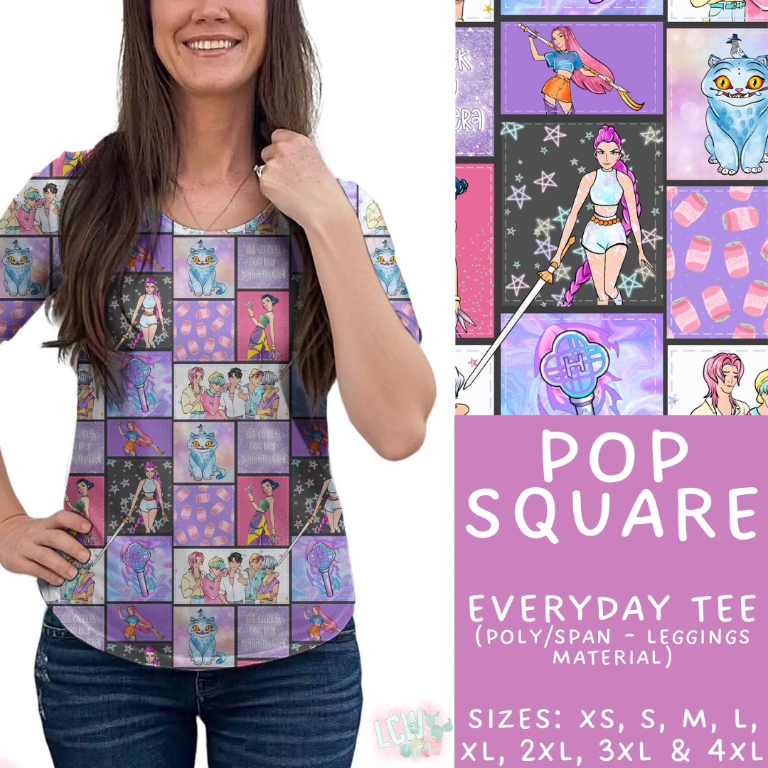 Batch #497 - January Request Run - Closes 2/27 - ETA late April - Pop Square Everyday Tee