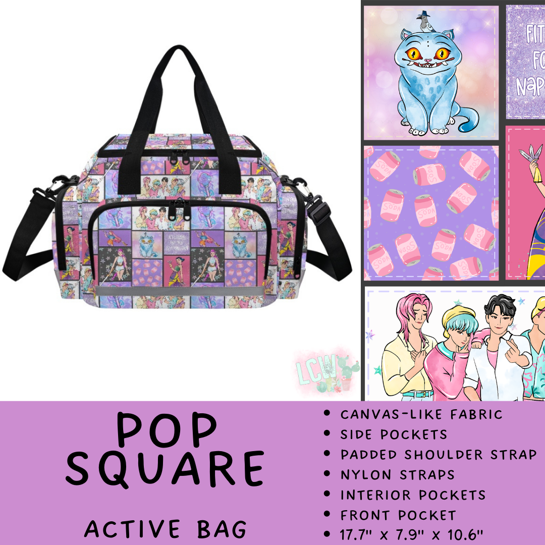 Batch #500 - Active Armor Collection - Closes 3/6 - ETA early May - Pop Square Active Bag