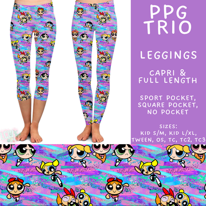 Batch #544 - Cool Characters 16 - Closes 6/17 - ETA mid August - PPG Trio Full and Capri Length Leggings