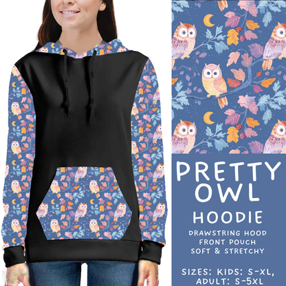 Batch #589 - August Request Run - Closes 9/23 - ETA mid/late Nov - Pretty Owl Hoodie