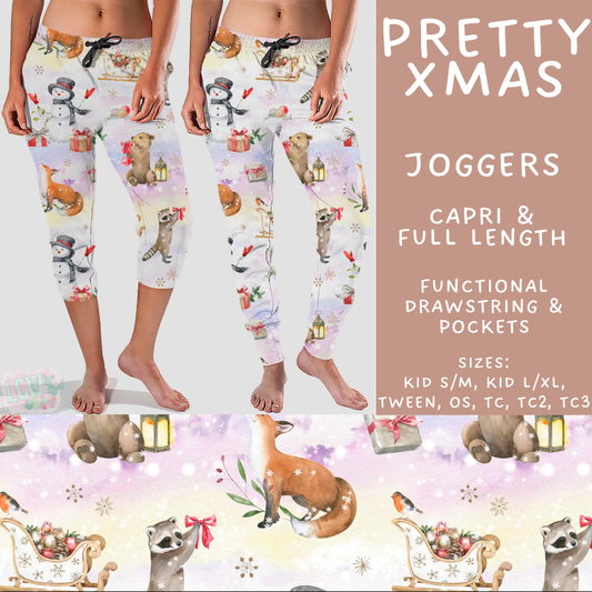 Batch #565 - Christmas in July 2 - Closes 8/5 - ETA early October - Pretty Xmas Full and Capri Length Joggers