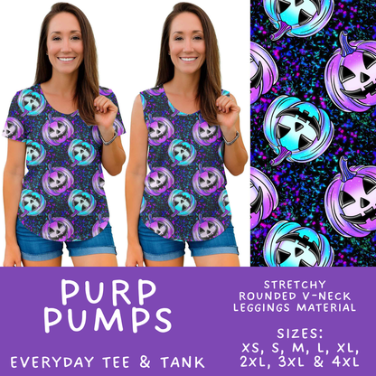 Batch #560 - Halloween 4 - Closes 7/26 - ETA late Sept - Purp Pumps Everyday Tank & Tee