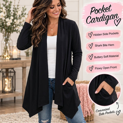 B303 - Preorder Gingerbread Christmas Cardigan w/ Pockets (Closes 7/26. ETA: early Oct.)