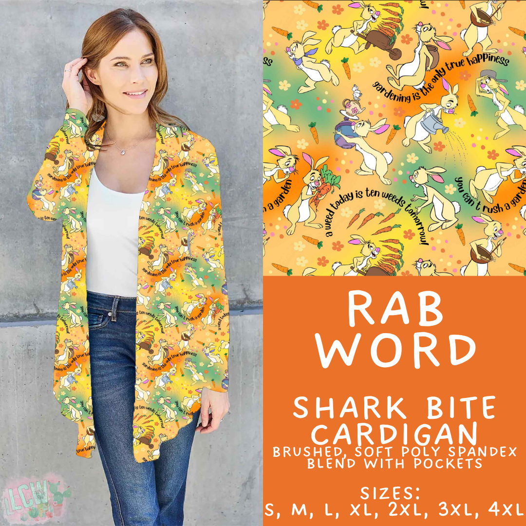 Batch #608 - Magic in Words - Closes 11/4 - ETA early Jan - Rab Word Cardigan