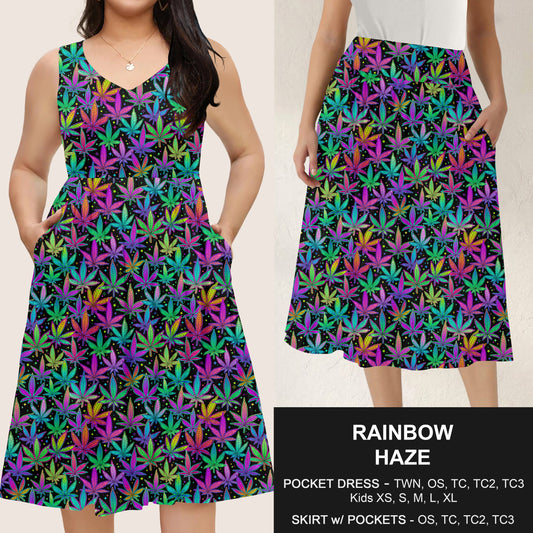 B285 - Preorder Rainbow Haze Dress/Skirt with Pockets (Closes 4/15. ETA: mid June)