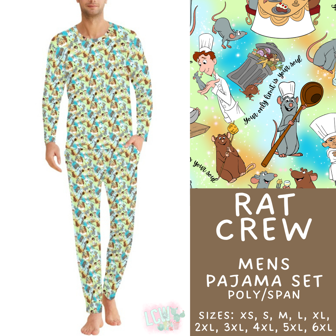 Batch #590 - Magical Family Pajamas - Closes 9/18 - ETA mid Nov - Rat Crew Men's Pajama Set