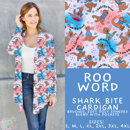 Batch #608 - Magic in Words - Closes 11/4 - ETA early Jan - Roo Word Cardigan