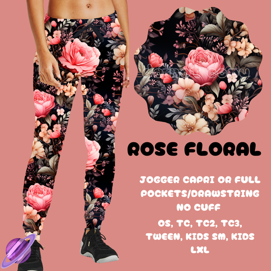 ROSE FLORAL-FLORAL BOTTOMS PREORDER CLOSING 7/15