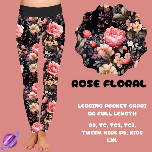 ROSE FLORAL-FLORAL BOTTOMS PREORDER CLOSING 7/15