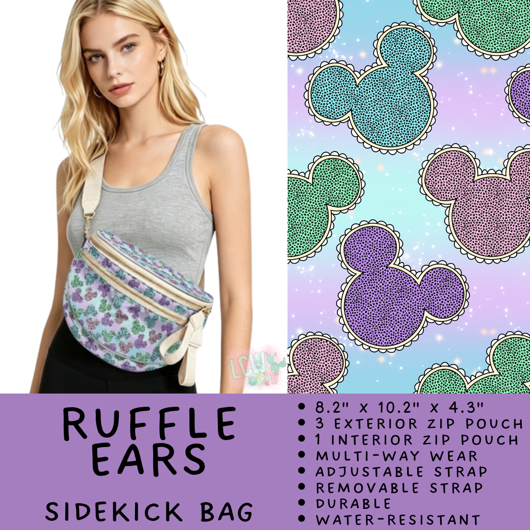 Batch #604 - Sidekick Bag 3 - Closes 10/26 - ETA mid/late Dec - Ruffle Ears Sidekick Bag