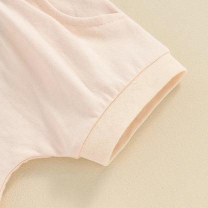 Baby Toddler Girls Boys 2Pcs Mama's Bestie Clothes Set Short Sleeve Letters Print Top with Elastic Waist Shorts Spring Summer Outfit