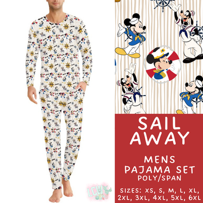 Batch #590 - Magical Family Pajamas - Closes 9/18 - ETA mid Nov - Sail Away Men's Pajama Set