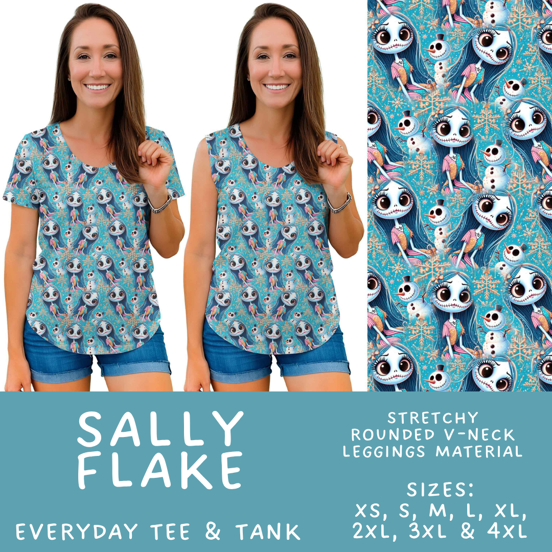 Batch #606 - Magical Character Winter - Closes 10/30 - ETA late Dec - Sally Flake Everyday Tank & Tee