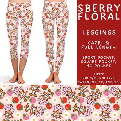Batch #506 - Cool Characters 13 - Closes 3/20 - ETA late May - SBerry Floral Full and Capri Length Leggings