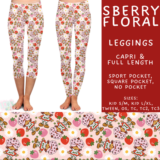 Batch #506 - Cool Characters 13 - Closes 3/20 - ETA late May - SBerry Floral Full and Capri Length Leggings