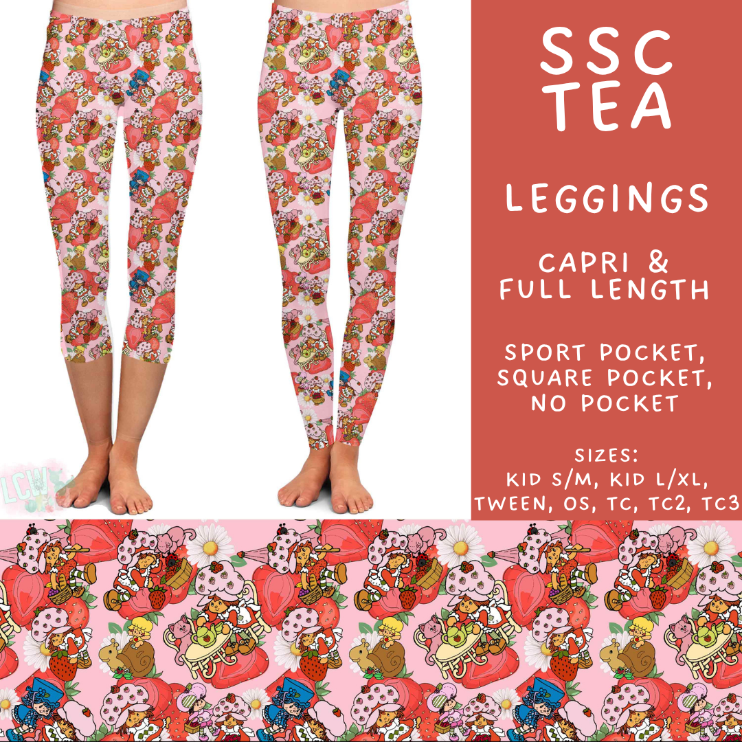 Batch #586 - Cool Characters 18 - Closes 9/16 - ETA mid Nov - SSC Tea Full and Capri Length Leggings