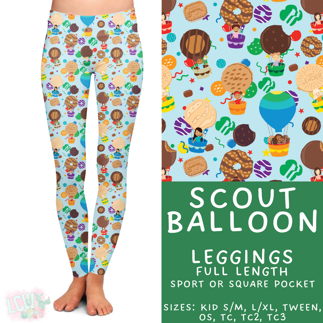 Batch #610 - Cookie Dealer 3 - Closes 11/9 - ETA early Jan - Scout Balloon Full Length Leggings