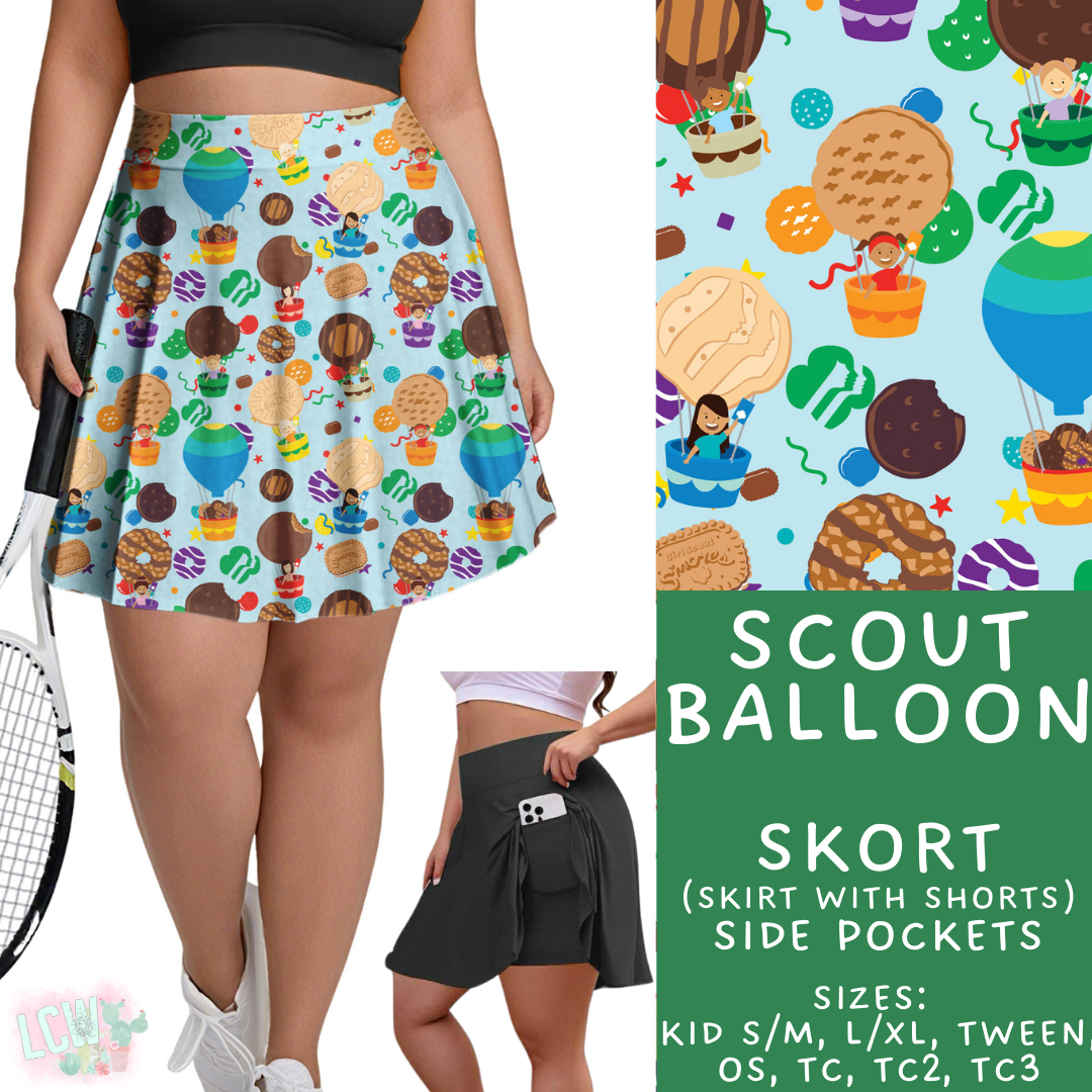 Batch #610 - Cookie Dealer 3 - Closes 11/9 - ETA early Jan - Scout Balloon Skort