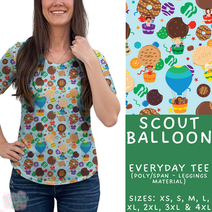 Batch #610 - Cookie Dealer 3 - Closes 11/9 - ETA early Jan - Scout Balloon Everyday Tee