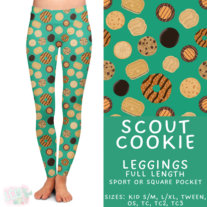 Batch #610 - Cookie Dealer 3 - Closes 11/9 - ETA early Jan - Scout Cookie Full Length Leggings