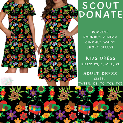 Batch #610 - Cookie Dealer 3 - Closes 11/9 - ETA early Jan - Scout Donate Women's & Girls Dresses