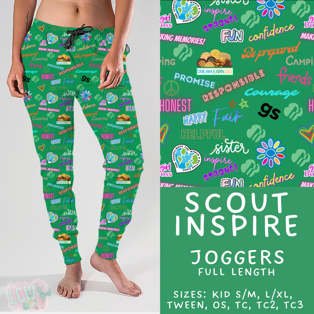 Batch #610 - Cookie Dealer 3 - Closes 11/9 - ETA early Jan - Scout Inspire Joggers