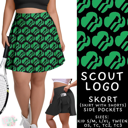 Batch #610 - Cookie Dealer 3 - Closes 11/9 - ETA early Jan - Scout Logo Skort