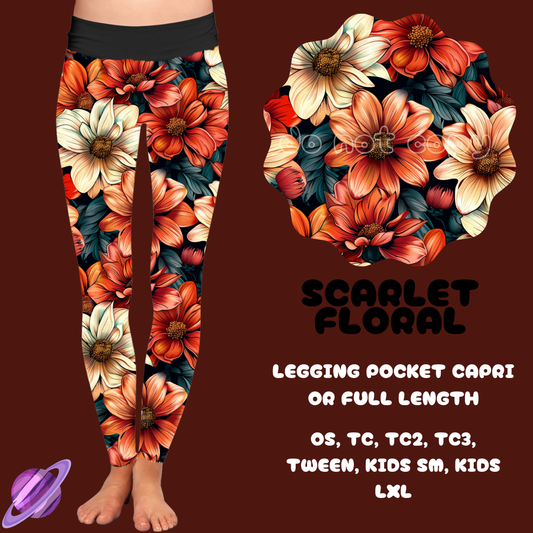 SCARLET FLORAL-FLORAL BOTTOMS PREORDER CLOSING 7/15