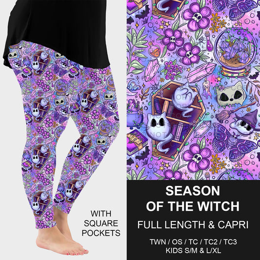 B297 - Preorder Season of the Witch Leggings w/ Pockets (Closes 6/28. ETA: early Sept.)