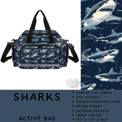 Batch #500 - Active Armor Collection - Closes 3/6 - ETA early May - Sharks Active Bag