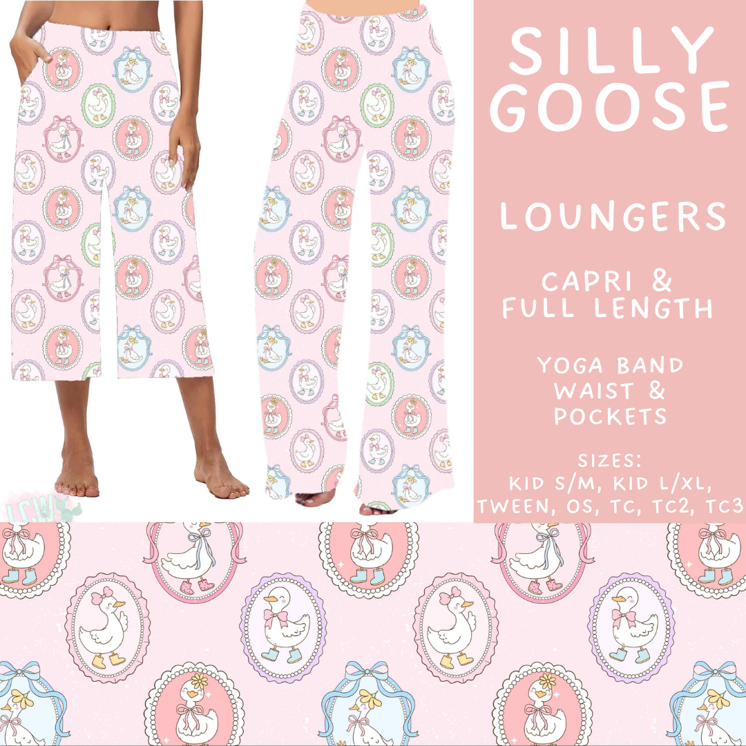 Batch #562 - Fun Run 25 - Closes 7/29 - ETA late Sept - Silly Goose Capri and Full Length Loungers