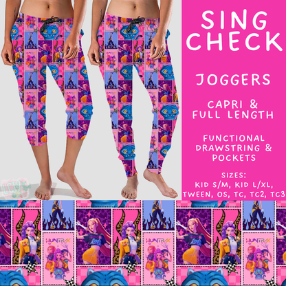 Batch #550 - Fun Run 24 - Closes 7/1 - ETA early Sept - Sing Check Full and Capri Length Joggers