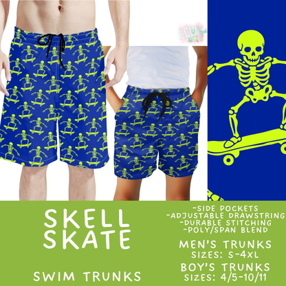 Batch #543 - Pool Party 2 - Closes 6/15 - ETA early/mid August - Skell Skate Boys' & Men's Swim Trunks