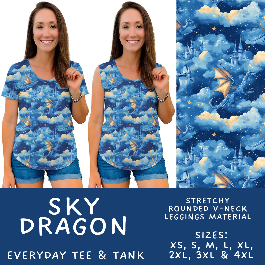 Batch #575 - Fun Run 26 - Closes 8/26 - ETA late October - Sky Dragon Everyday Tank & Tee
