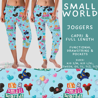Batch #548 - May Request Run - Closes 6/26 - ETA late August - Small World Full and Capri Length Joggers