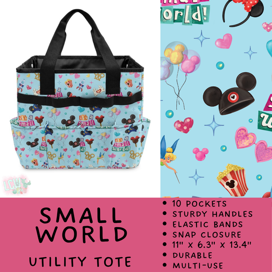 Batch #549 - Utility Tote 2 - Closes 6/29 - ETA late August - Small World Utility Tote