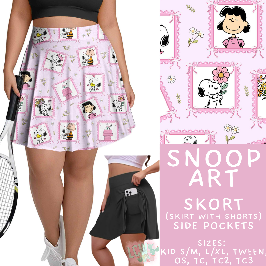 Batch #544 - Cool Characters 16 - Closes 6/17 - ETA mid August - Snoop Art Skort