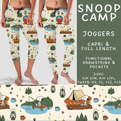 Batch #548 - May Request Run - Closes 6/26 - ETA late August - Snoop Camp Full and Capri Length Joggers